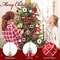 Red and White Christmas Balls Ornaments - 42pcs Christmas Tree Decorations, Shatterproof Christmas Ornaments, Hanging Christmas Ornaments Decorations for Christmas Tree(Multi Color #10)